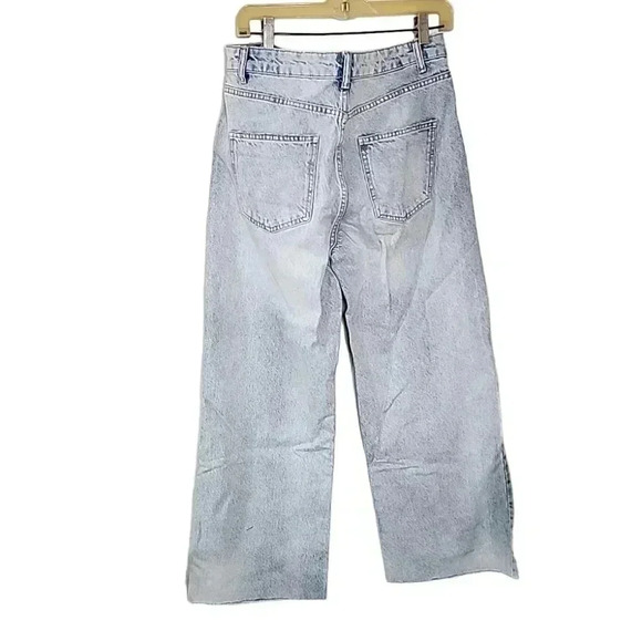 Zara The Boogie Pant Relaxed cropped jeans. Size 6 - Picture 2 of 4